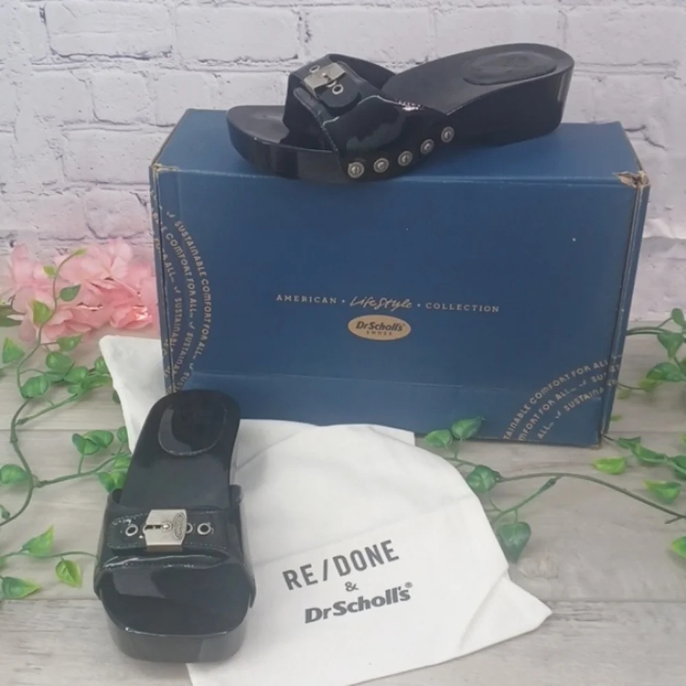 Dr. Scholl's RE/DONE Lacquer Black NIB